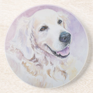Golden retriever coaster