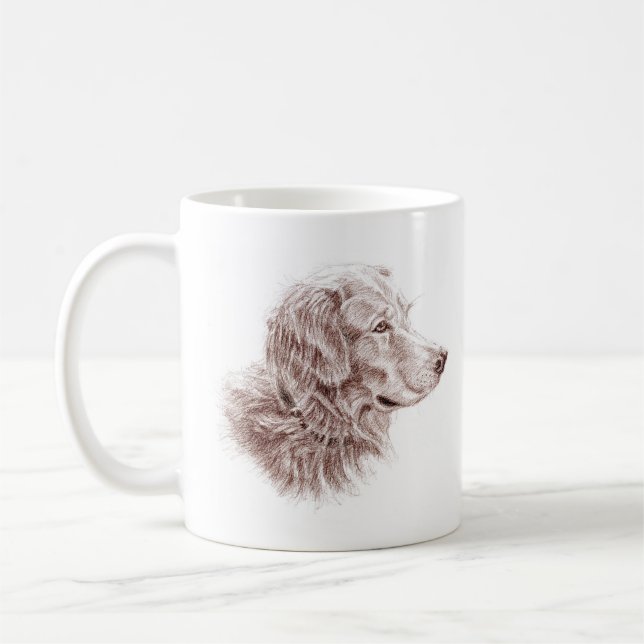 Golden Retriever Coffee Mug (Left)