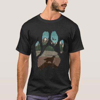 Golden Retriever Corgi Paw Mom Dad Dog  Women T-Shirt