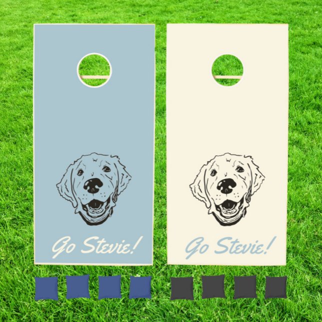 Golden Retriever   Cornhole Set (Creator Uploaded)