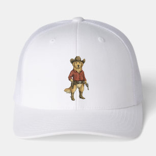 Golden Retriever Cowboy Outlaw – Vintage Western D