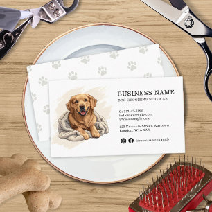 Golden Retriever Create Your Own Pet Business Card