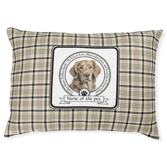 Golden Retriever Credo Pet Bed (Front)