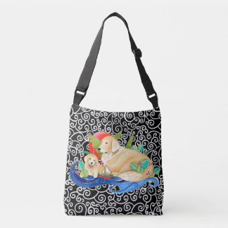 Golden Retriever Cross body or Tote bag