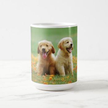 Golden Retriever Cute Puppy Dog Mug by roughcollie at Zazzle