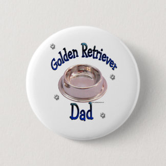 Golden Retriever Dad - Button