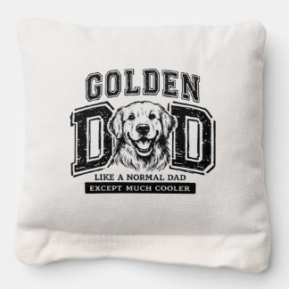 Golden Retriever Dad   Cornhole Bags