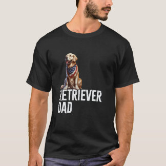 Golden Retriever Dad Dog Dad Dog Retriever Lover T-Shirt