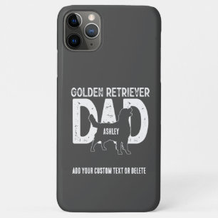 Golden retriever Dad Dog Dad Gift iPhone 11 Pro Max Case
