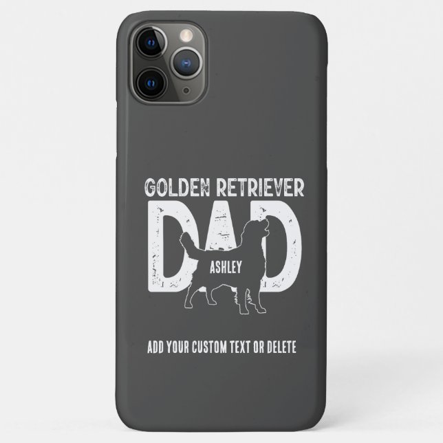 Golden retriever Dad Dog Dad Gift Case-Mate iPhone Case (Back)