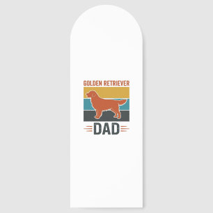 Golden Retriever Dad Vintage Dog Lover Vector Desi Bookmarks
