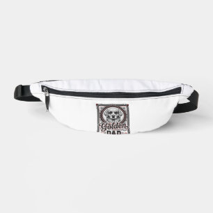 Golden Retriever Dad Vintage Engraving Design_1 Fanny Pack