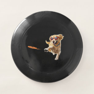 Golden Retriever Disc Golfer