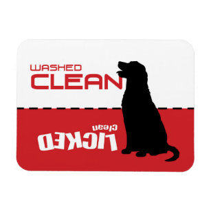 Golden Retriever Dishwasher Magnet - Licked Clean