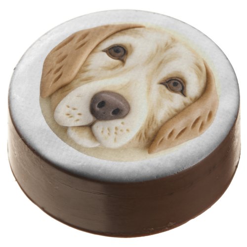 Golden Retriever Dog 3D Inspired Chocolate Covered Oreo