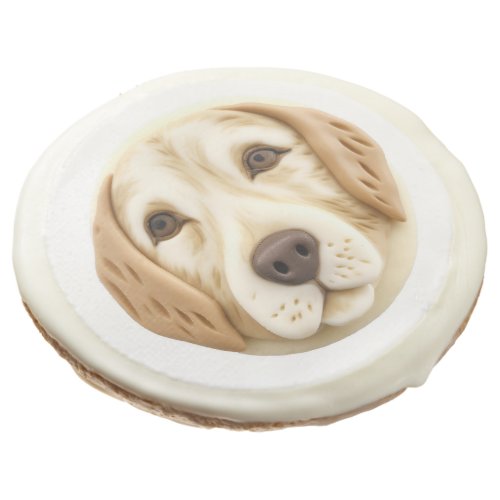 Golden Retriever Dog 3D Inspired Sugar Cookie