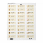Golden Retriever Dog Address Label (Full Sheet)