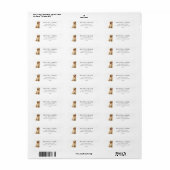Golden Retriever Dog Address Label (Full Sheet)