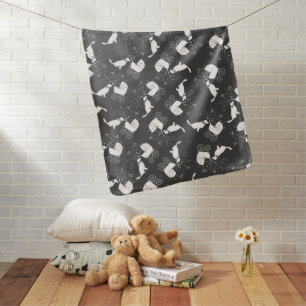 Golden Retriever Dog Baby Shower Gender Neutral Blanket
