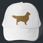 Golden Retriever Dog Breed Silhouette Trucker Hat<br><div class="desc">Golden Retriever Silhouette. This cute trucker hat makes a fun gift for Golden lovers! Unisex size fits most teens and adults.</div>