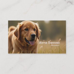 Golden Retriever Dog Business Card