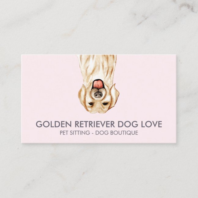 Golden Retriever Dog Business Card
