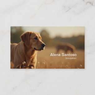 Golden Retriever Dog Business Card