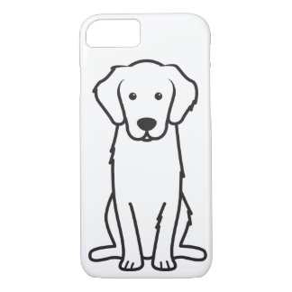 Golden Retriever Dog Cartoon iPhone 8/7 Case