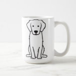 Golden Retriever Dog Cartoon Coffee Mug at Zazzle