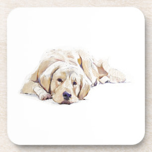 Golden Retriever Dog Coaster - Dog Mom Gift