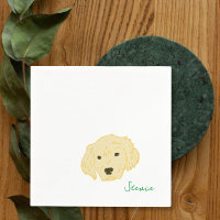 Golden Retriever Dog Cocktail Napkins