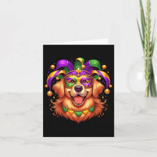 Golden Retriever Dog Costume Outfit Women Men Mard Card