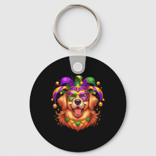 Golden Retriever Dog Costume Outfit Women Men Mard Keychain