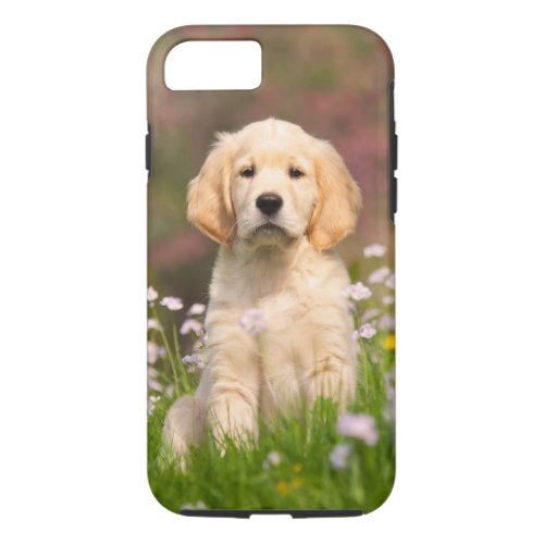 Golden Retriever Dog Cute Goldie Puppy protective iPhone 87 Case