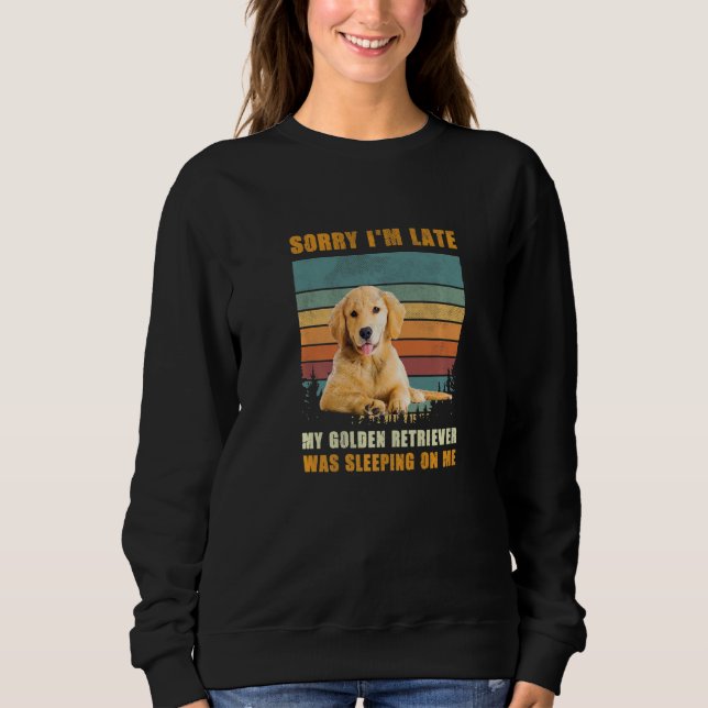 Golden Retriever Dog  Dog Owner Golden Retriever Sweatshirt (Front)