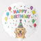  Golden Retriever Dog Doodle Happy Birthday 