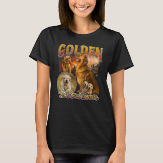 Golden Retriever Dog Golden Retriever Vintage 90s  T-Shirt
