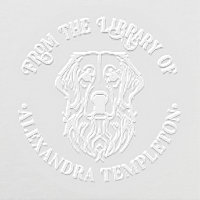 Golden Retriever Dog Line Art Library Book Name