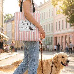 Golden Retriever Dog Mom Personalized Mother's Day Tote Bag