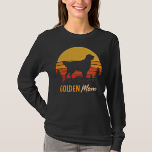 Golden Retriever Dog Mom Vintage Retro 277 T-Shirt