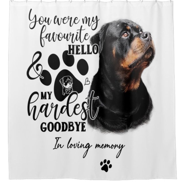 Golden Retriever Dog Owner Birthday Gift Dog Quote Shower Curtain (Front)