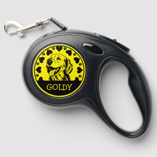 Golden Retriever Dog Owner Retractable Pet Leash