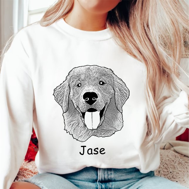 Golden Retriever Dog Personalized Pet Lover Sweatshirt (Creator Uploaded)