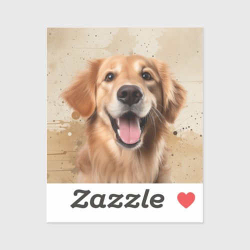 Golden Retriever Dog Pet Animal Sticker