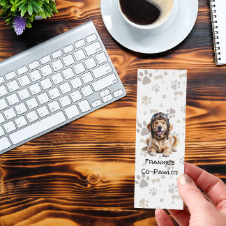 Golden Retriever Dog Pet Best Friend Co-Pawlot Bookmarks