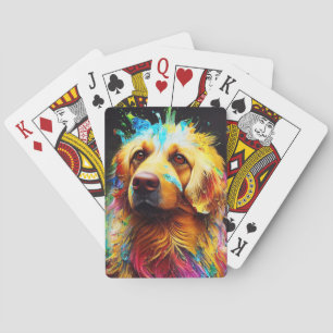Golden Retriever Dog Pet Cute Adorable Animal Poker Cards