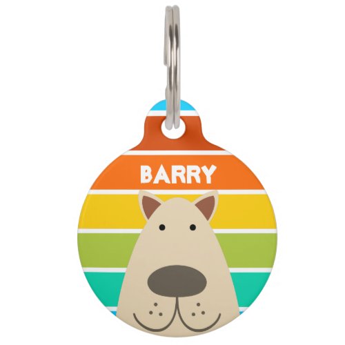 Golden Retriever Dog Pet ID Tag