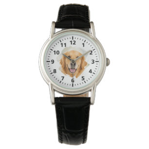 Golden Retriever Dog Photo Woman Watch