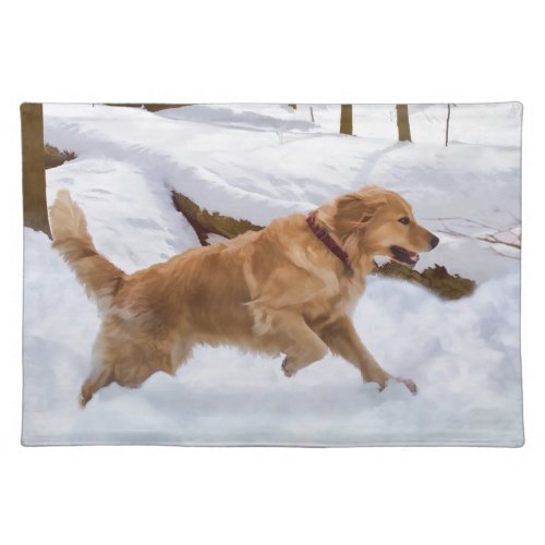 Golden Retriever Dog Placemat