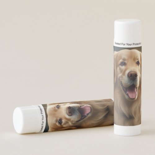 Golden Retriever Dog Portrait  Lip Balm